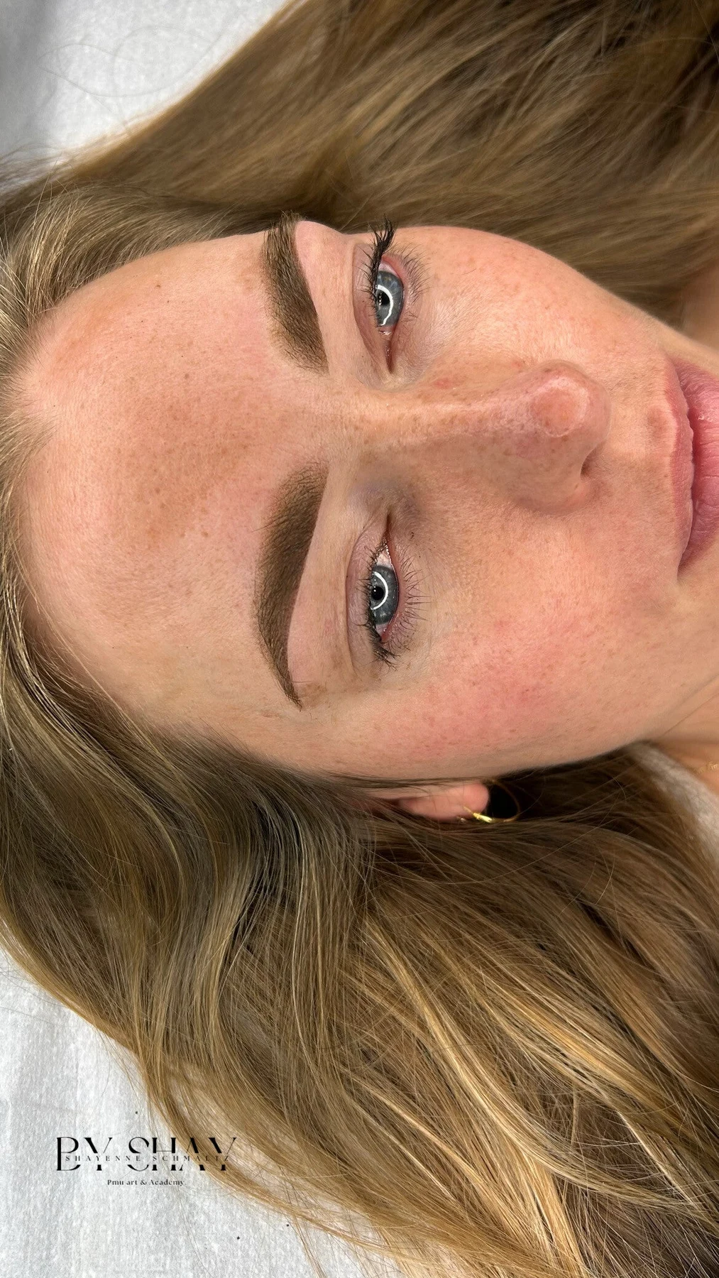Resultaat powderbrows van een cursist tijdens de masterclass