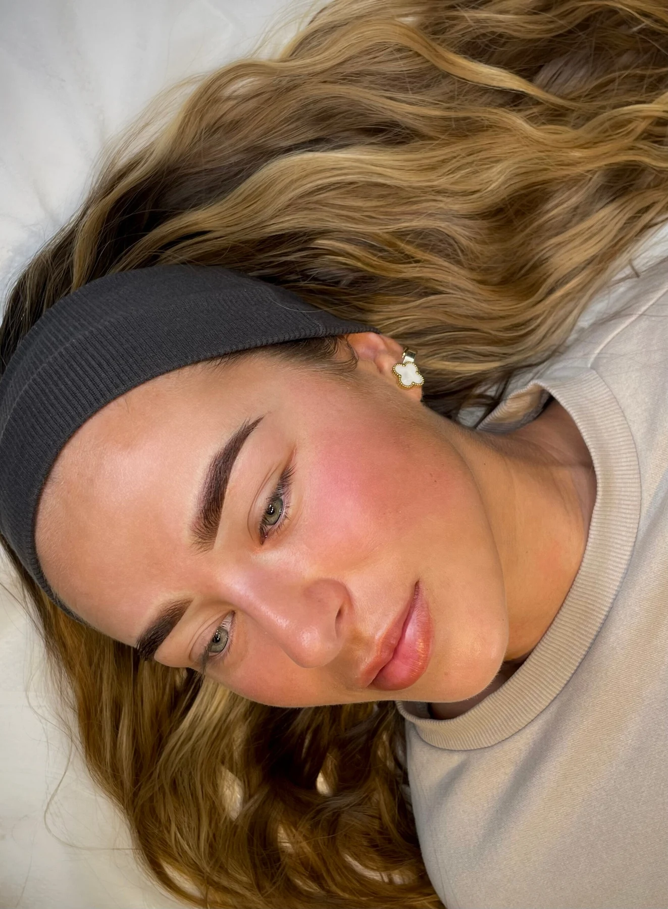 Resultaat powderbrows van een andere cursist tijdens de masterclass